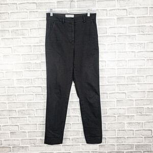 APIECE APART High Rise Split Ankle Trouser Pants in Black Women's Size 4
